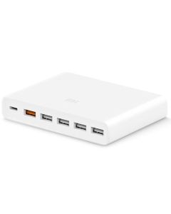 Original Xiaomi USB Fast Charger 6 Ports 60W Type-C & USB-A QC 3.0 Quick Charger
