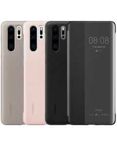 Official HUAWEI P30 Pro Smart View Flip Cover Black/Khaki/Pink