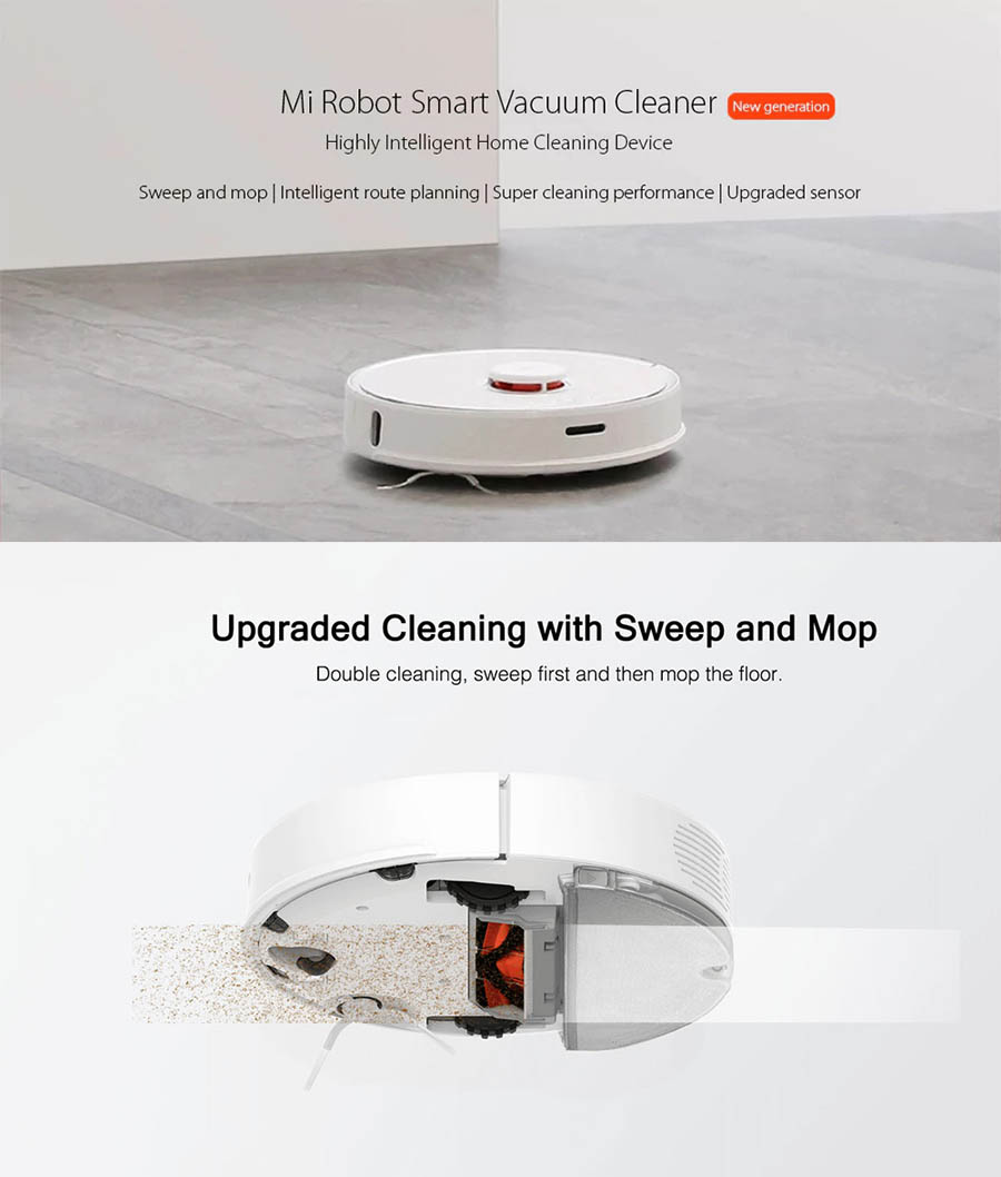 dezgustător lanţ Descriere Xiaomi Robot Vacuum 2 Roborock S50 Cleaner 2 in 1 Vacuum Mopping App Control dezgustător lanţ Descriere Xiaomi Robot Vacuum 2 Roborock S50 Cleaner 2 in 1 Vacuum Mopping App Control