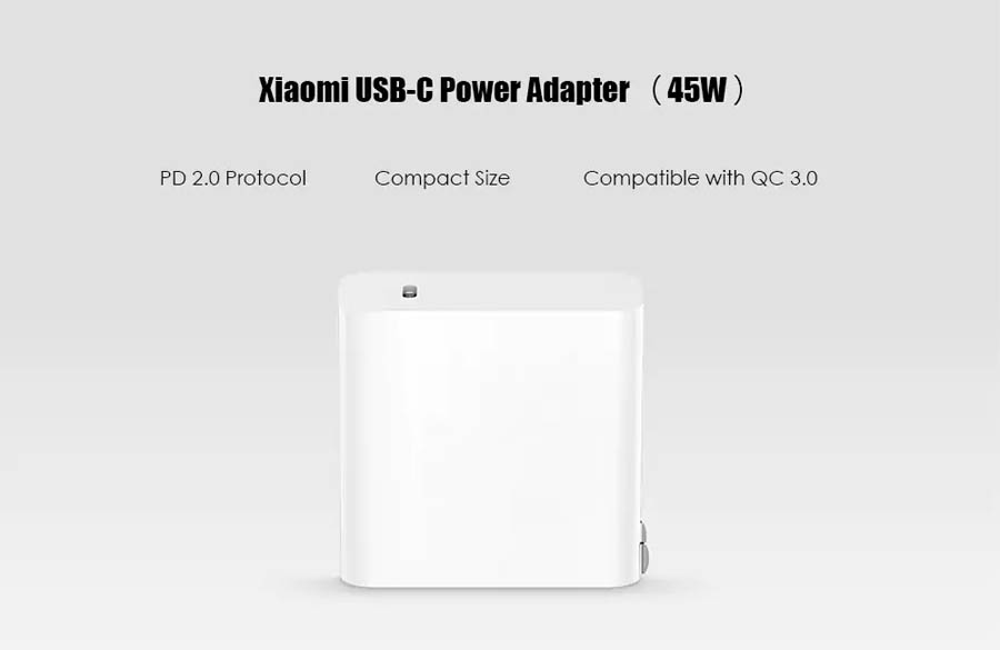 Xiaomi USB Type-C 45W Fast Charging Power Adapter