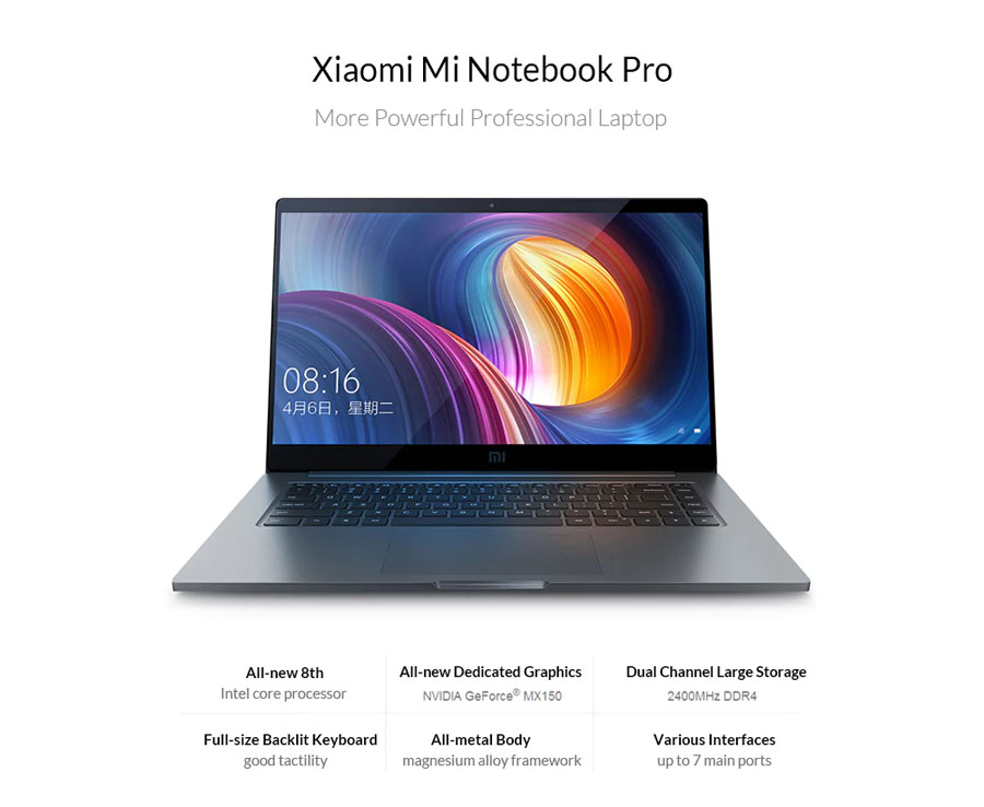 Xiaomi Mi Notebook Pro 15.6